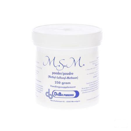 Msm Poeder Soluble - Oplosb 250 gr  -  Deba Pharma