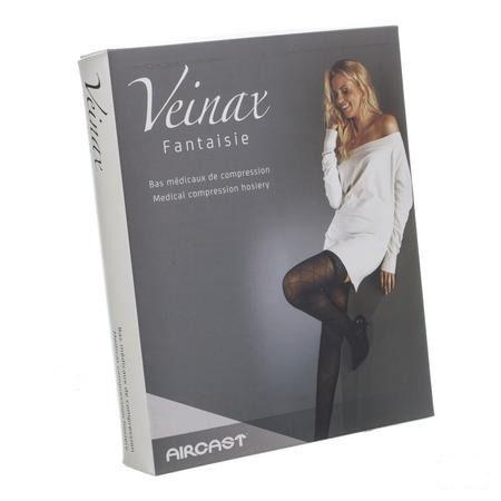 Veinax Panty Kleine Diamant 2 Lang Zwart Maat 2