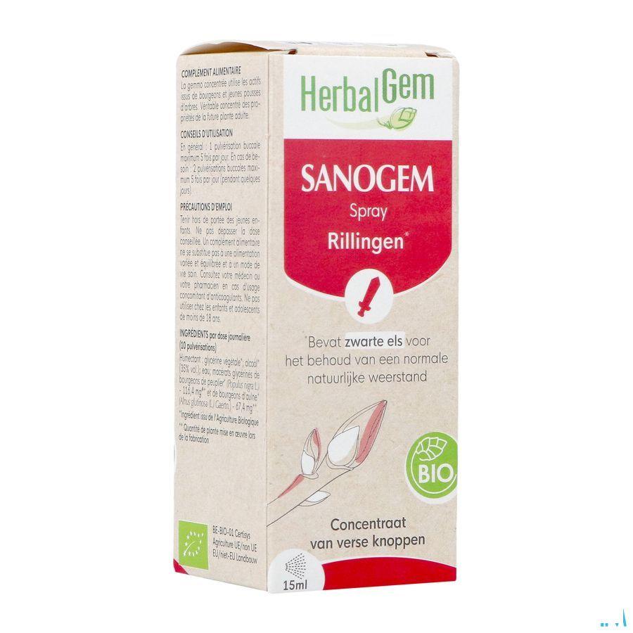 Herbalgem Sanogem Spray Bio 15 ml
