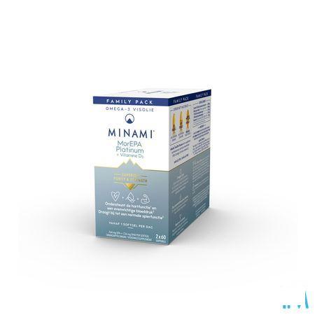 Minami Morepa Sf Platinum + vit D3 1000iu Capsule 2x60  -  Nestle