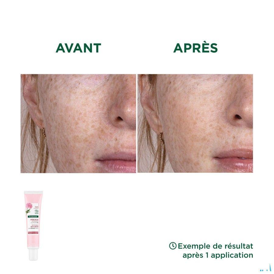 Klorane Visage Cr Riche Pivoine Bio 40 ml