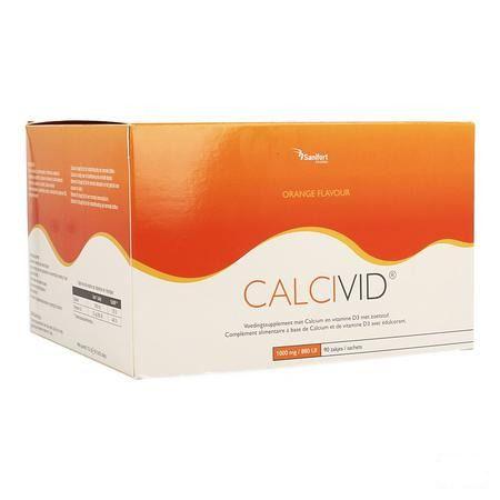 Calcivid 1000 mg/880IEOrange Zakjes 90 