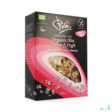Rosies Flakes Rode Vruchten Bio 250 gr 4699  -  Revogan