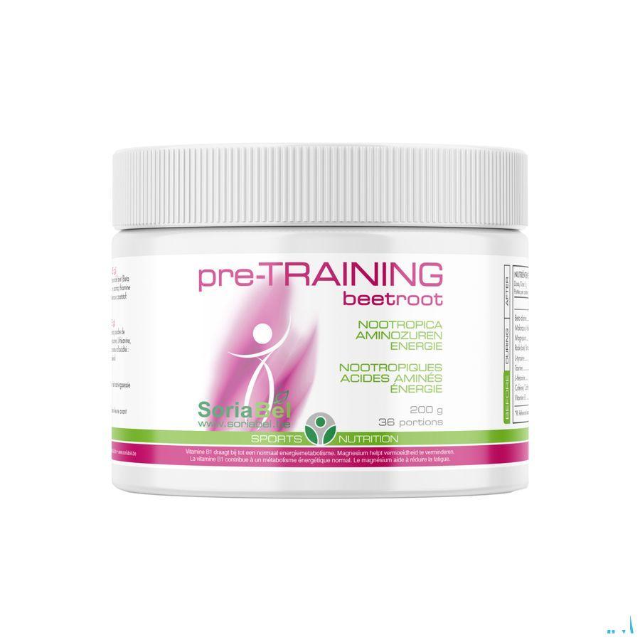 Soria Sport Nutrition Pre-Train. Beetroot Pot 180 gr