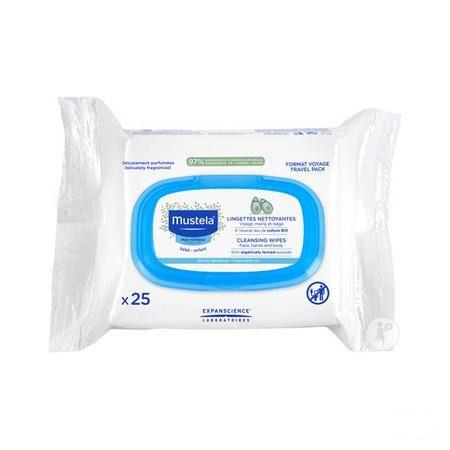 Mustela Pn Trio Vochtige Doekjes 3 X 25