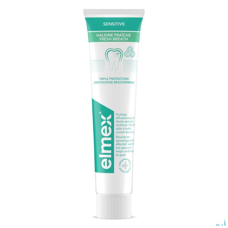 Elmex Sensitive Dentifrice Haleine Fraiche 75 ml
