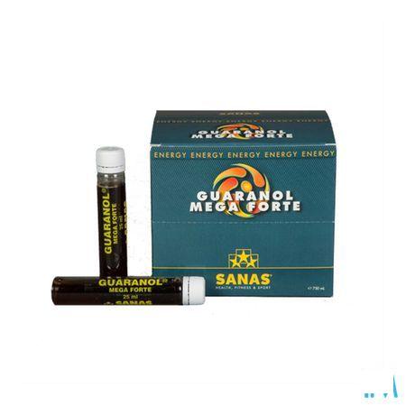 Sanas Guaranol Megafort Ampoule 30x25 ml 