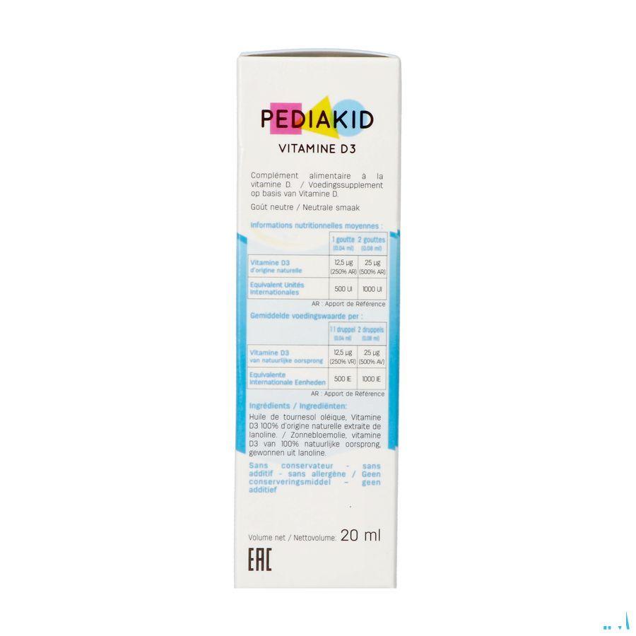Pediakid Vitamine D3 Solution Buvable Flacon 20 ml