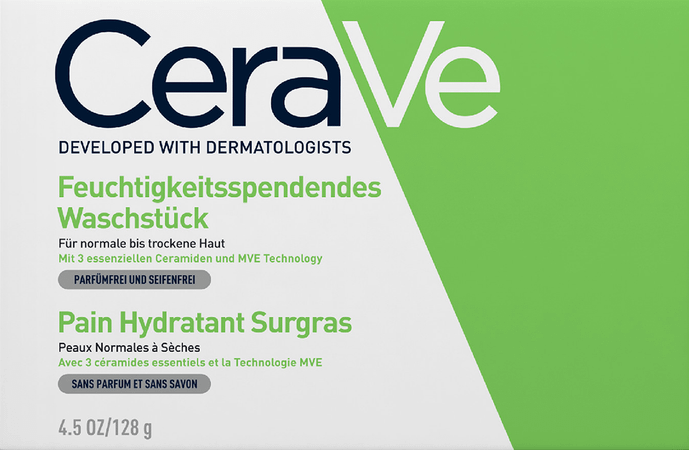 Cerave Pain Hydratant Surgras 128g  -  Cerave