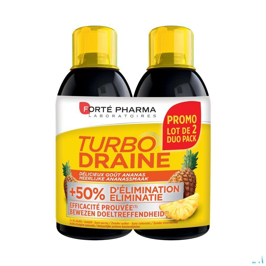 Turbodraine Ananas 2x500 ml  -  Forte Pharma