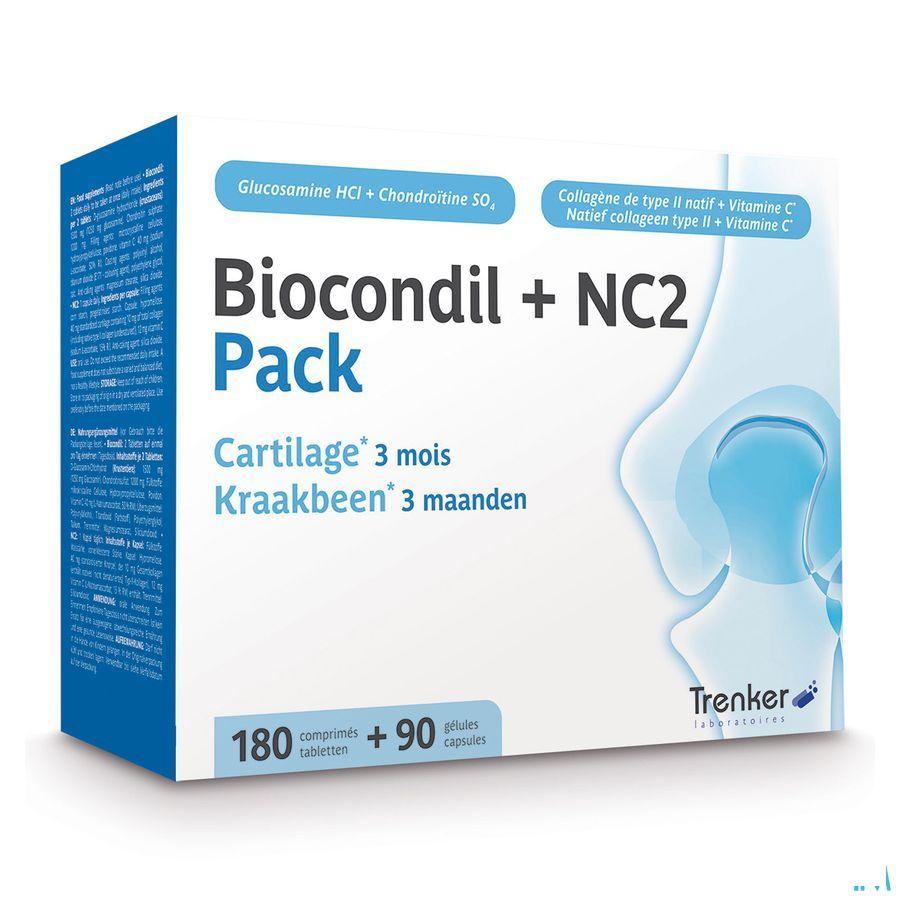Biocondil Nc2 Filmomhulde tabl 180 + Gel 90  -  Trenker