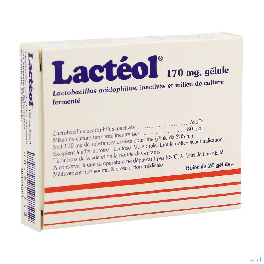 Lacteol 170 mg Capsule 20