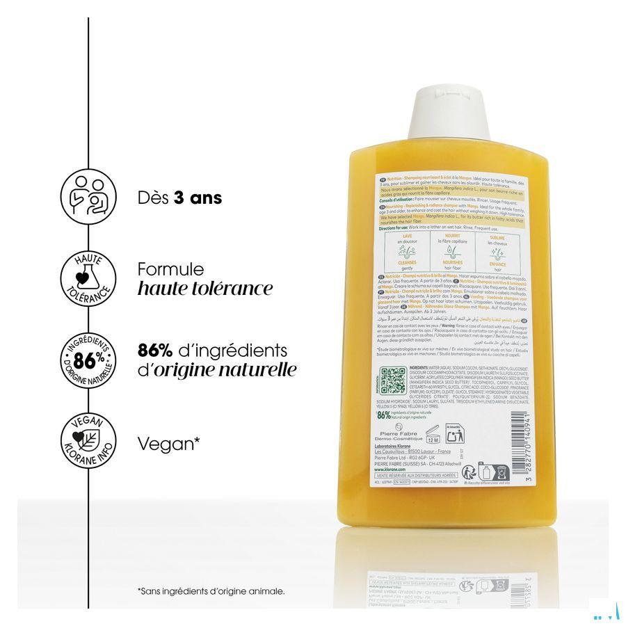 Klorane Capilaire Shampooing Mangue 400 ml