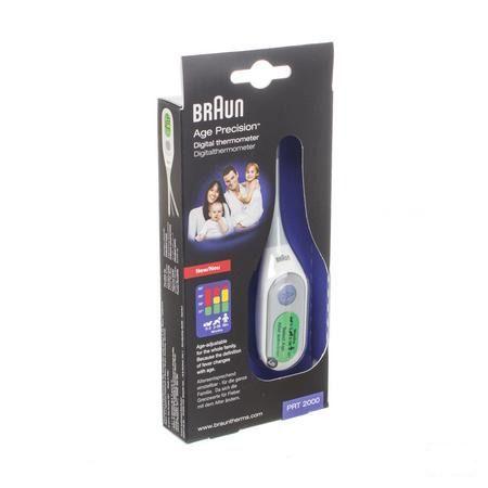 Braun Thermometre Prt2000 Digital + precision Age 