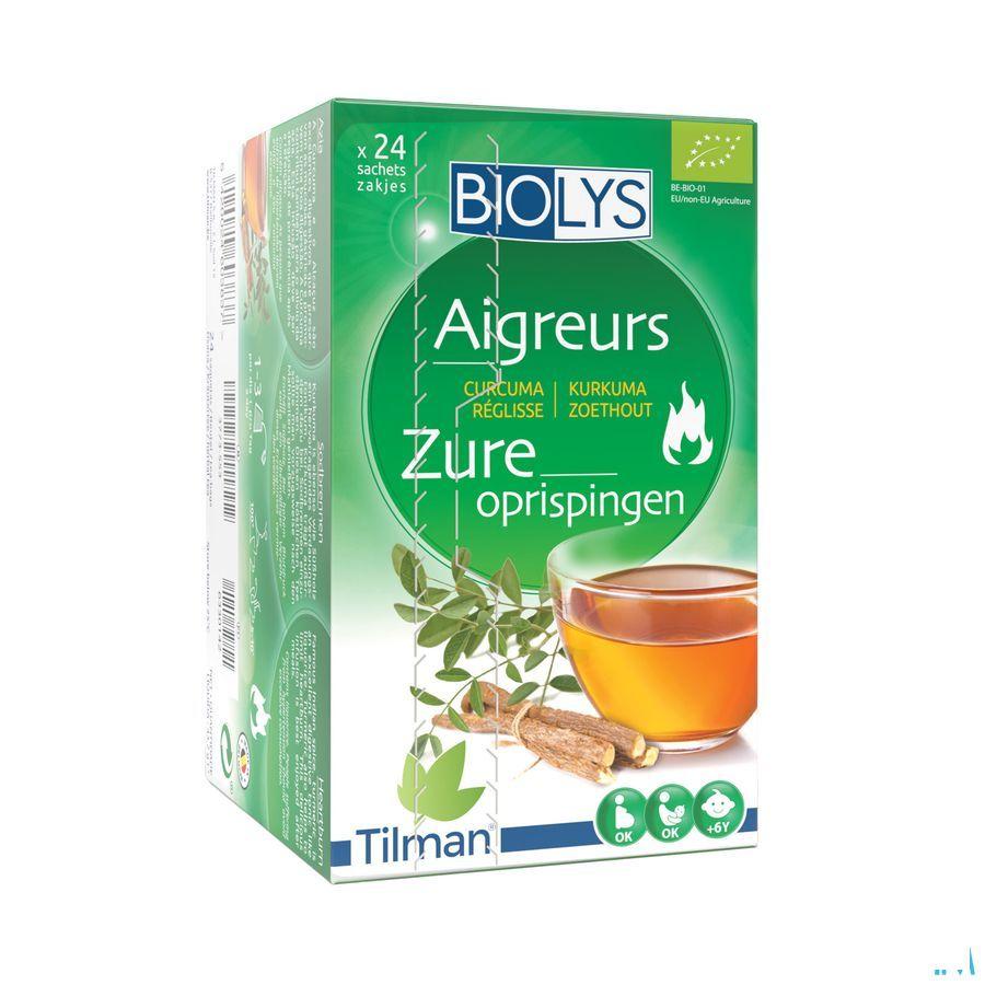 Biolys Curcuma-reglisse Sachets 24  -  Tilman