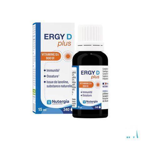 Ergy D Plus Flacon 15 ml  -  Lab. Nutergia