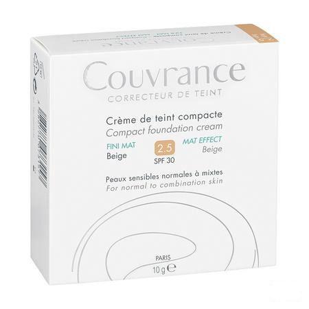 Avene Couvrance Creme Teint Tablettenoil-fr.025 Beige 10 gr  -  Avene