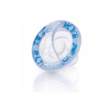 Nuby Nt Natural Flexac Silicone Cherry Fopspeen - Roze - 6m +   -  New Valmar