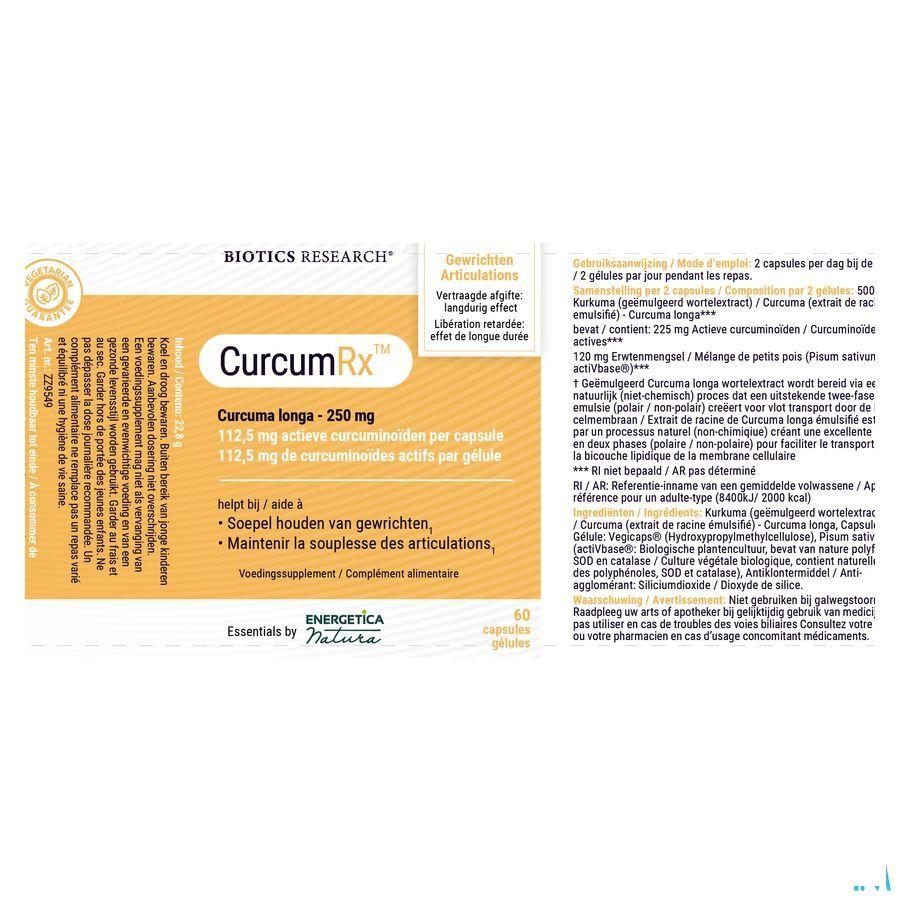 Curcumrx 60 vegicaps  -  Energetica Natura