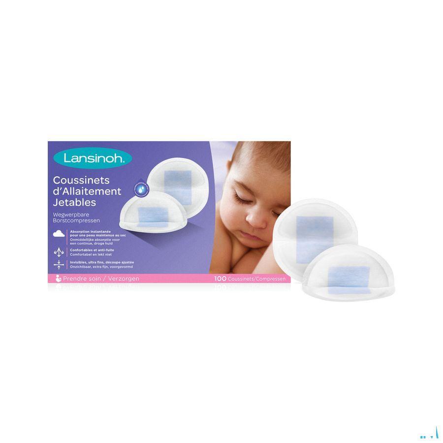 Lansinoh Wegwerpb.Borstkompress.Blue Lock Core 100  -  Lansinoh Laboratories