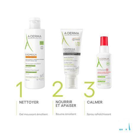 Aderma Exomega Control Emol. Schuimende Gel 200 ml  -  Aderma Benelux