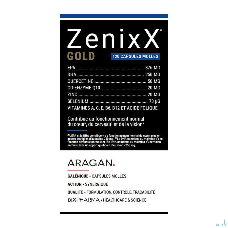 Zenixx Gold Caps120X890 mg Nf