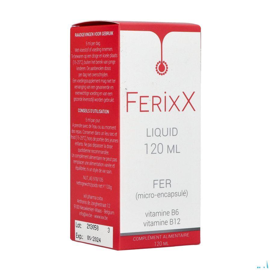 Ferixx Liquid 120ml  -  Ixx Pharma