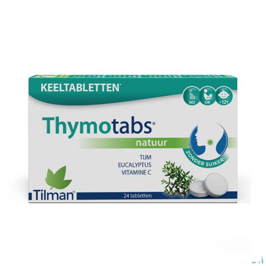 Thymo Tabletten Natuur Zuigtabl 24  -  Tilman