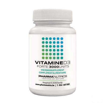 Vit D3 Forte 3000Iu Caps 120 Pharmanutrics  -  Pharmanutrics