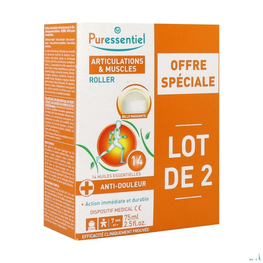 Puressentiel Gewrichten Roller 14 Essentiele Olie 2x75 ml  -  Puressentiel