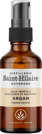 Argan Huile Vegetale Flacon Pompe 50 ml  -  Bioholistic Diffusion