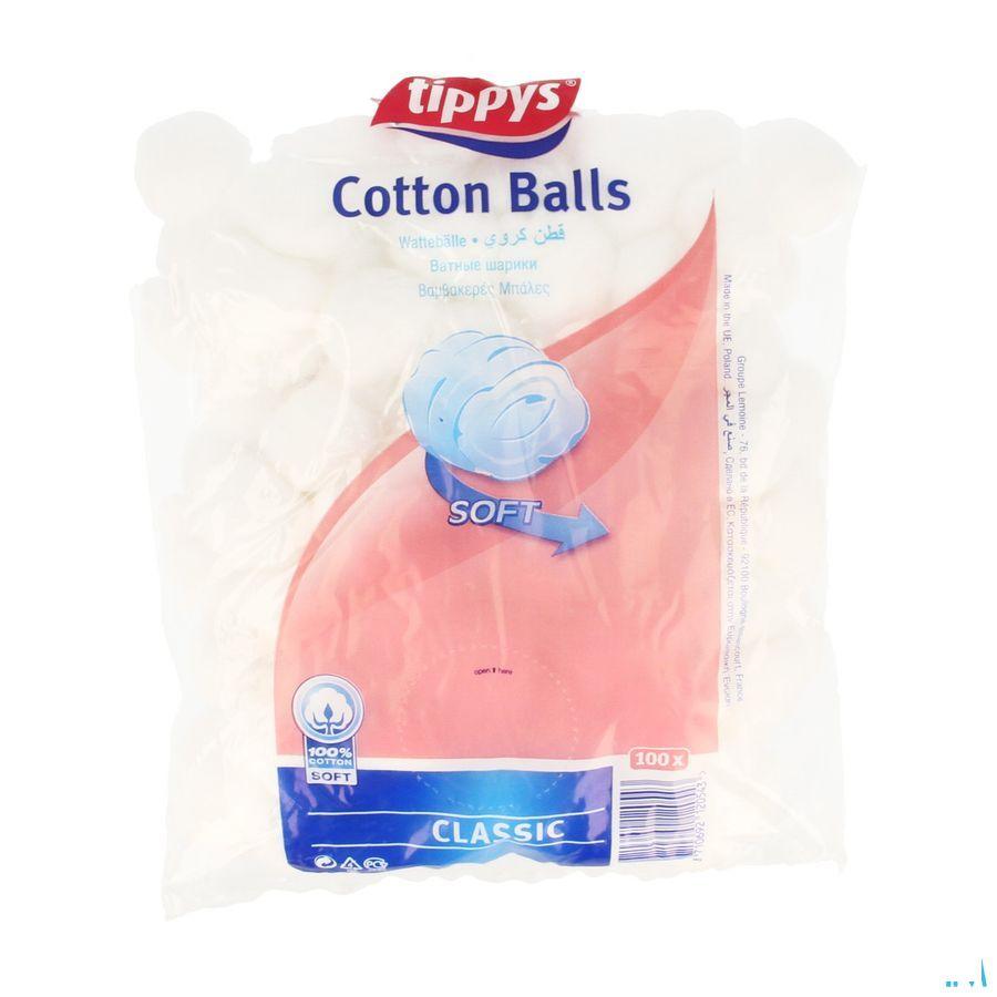 Tippys Wattenbollen Wit 100  -  I.D. Phar