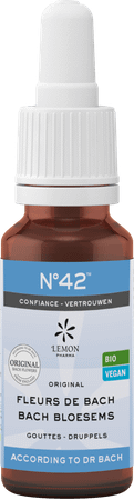 Bachbloesem Bio Nr 42 Druppels Zelfvertrouwen 20 ml  -  Eureka Pharma