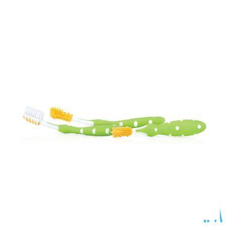 Nuby Tandenborstelset 3 Stuks 3m +   -  New Valmar