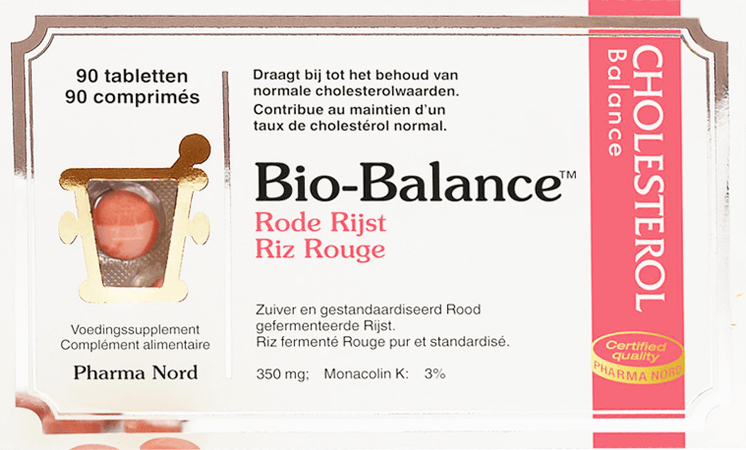 Bio-balance Rode Rijst-riz Rouge Tabletten 90  -  Pharma Nord