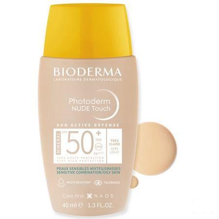 Bioderma Photoderm Nude Ip50 + Tres Claire 40 ml