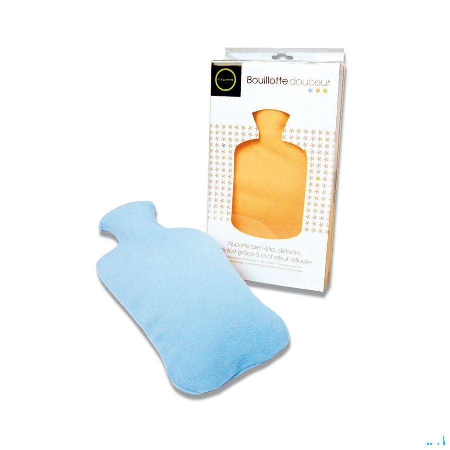 Marque V Warmwaterkruik Hoes Blauw 2l 