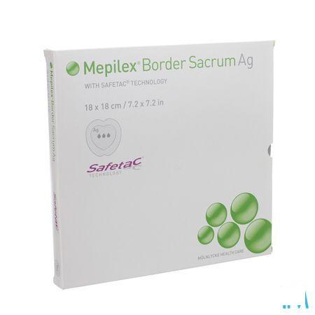 Mepilex Border Ag Sacrum Ster 18,0X18,0 5 382000  -  Molnlycke Healthcare