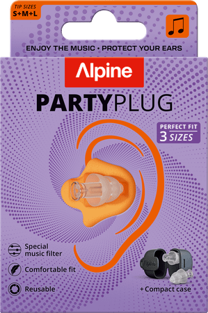 Alpine Party Plug Oordoppen Transparant 1p