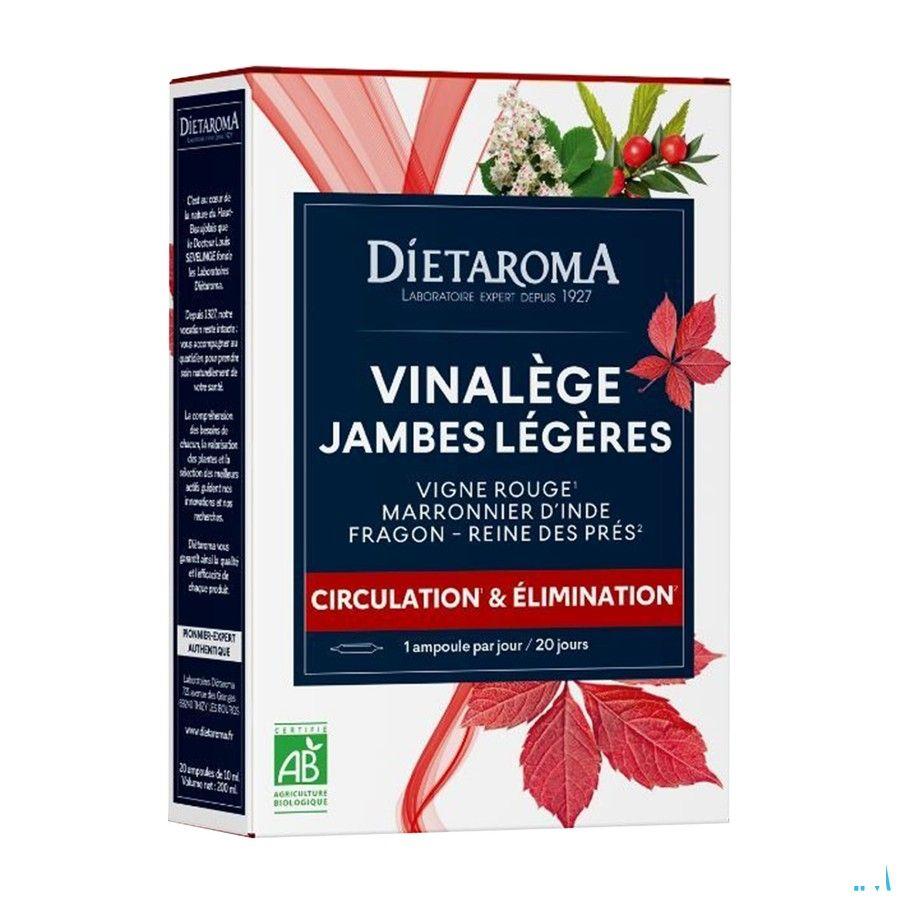 Dietaroma Vinalege Double Action Ampullen 20x10 ml  -  Manino