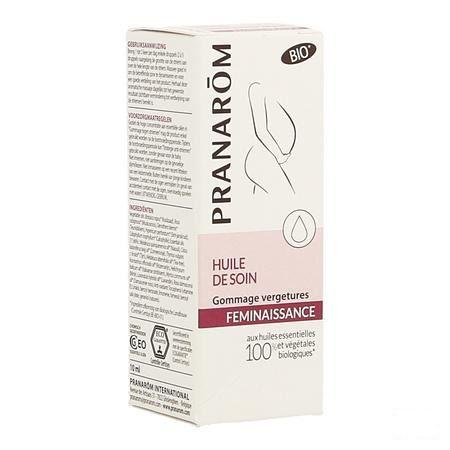 Feminaissance Gommage Vergetures Huile Essentielle 10 ml  -  Pranarom
