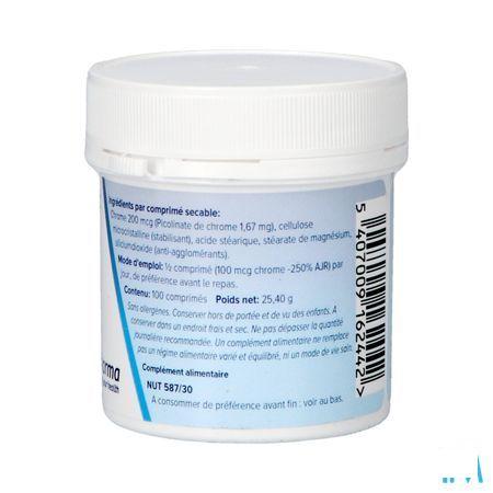 Chromium Picco 200y Comprimes 100  -  Deba Pharma