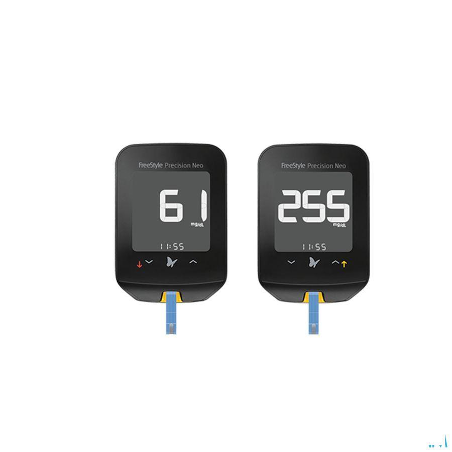 Freestyle Precision Neo Glucometer + 10 Teststrips  -  Abbott