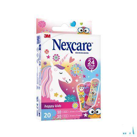 Nexcare Happy Kids Girls 20  -  3M