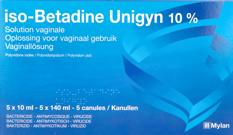 Iso Betadine Unigy 10% Opl Vaginaal Fl 5X10 ml