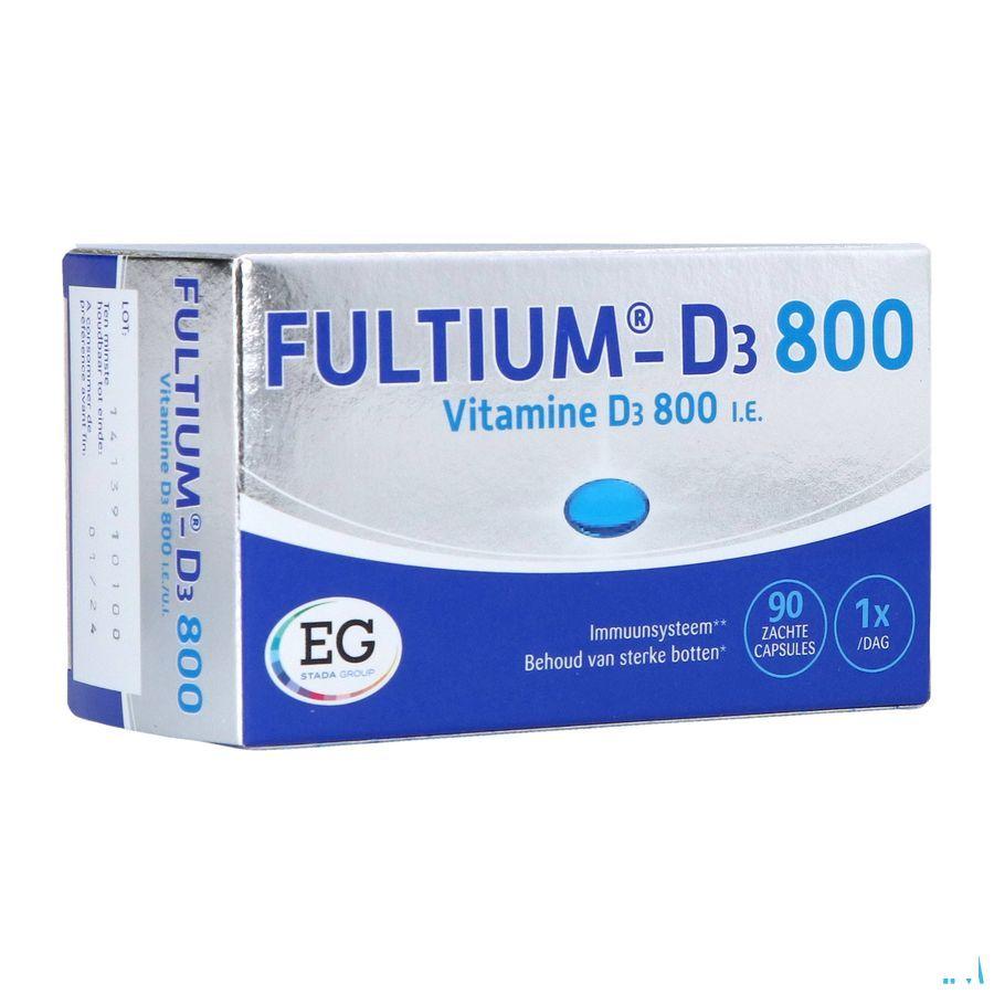 Fultium D3 800 Zachte Capsule 90  -  EG