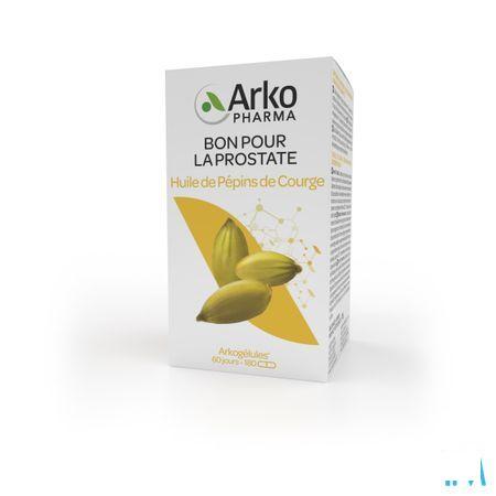 Arkogelules Huile De Pepins De Courge Capsule 180  -  Arkopharma
