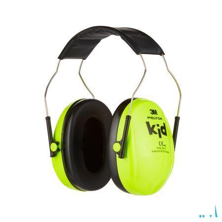 Peltor Hearing Protector Kid Neon Green 1  -  3M