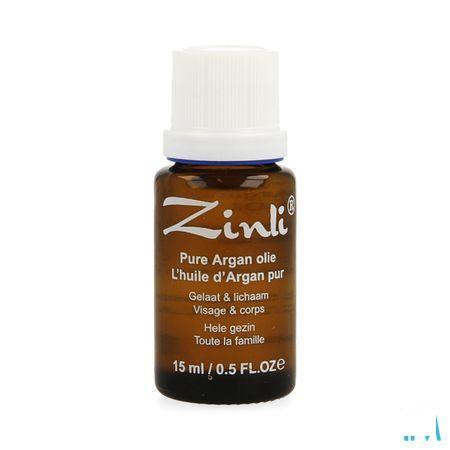 Zinli Arganolie Puur N/Geraff. 15ml