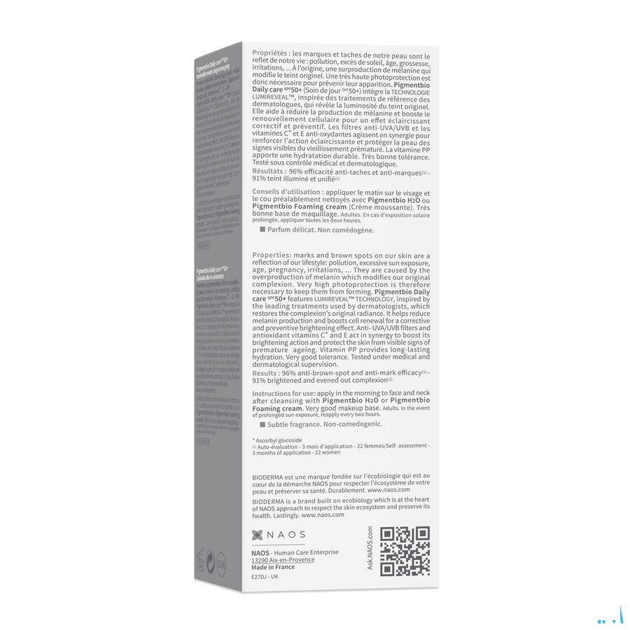 Bioderma Pigmentbio Daily Care Ip50+ Pomptube 40 ml